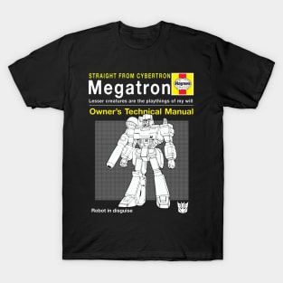 Megatron Haynes Manual Transformers T-Shirt